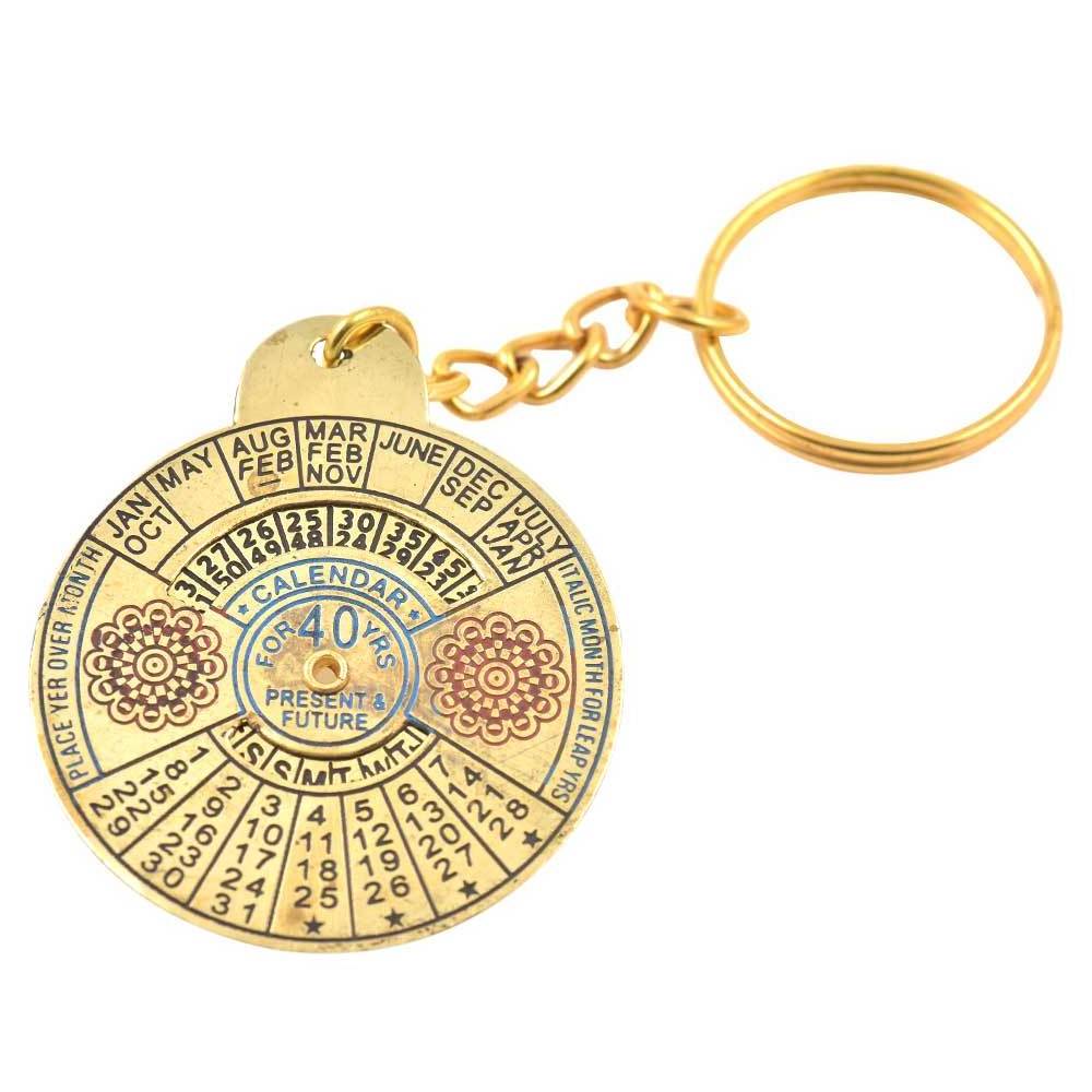 Wholesaler Antique Glossy Finished 3D Design Tyre Shaped Metal Brass Keychain Best Metal Brass Keychains