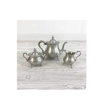 Large Selling Customization Coffee jug Teapot Stainless Steel Tea Pot Set Large Stainless Steel Teapot