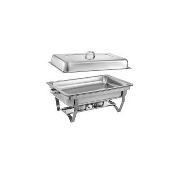 Stainless Steel Food Warmer Casserole Serving Metal Chafing Dish Customized Size Embossed Designer Chafing Dish