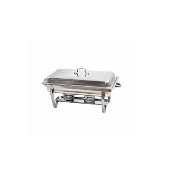 Stainless Steel Food Warmer Casserole Serving Metal Chafing Dish Customized Size Embossed Designer Chafing Dish