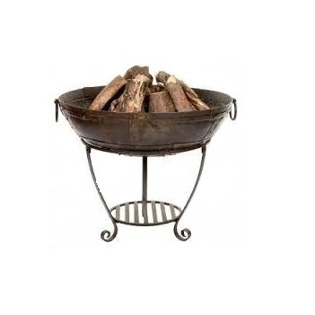 Wholesaler Supplier Modern Metal Alloy Round Fire Pit suitable for BBQ and Other Parties Heavy Metal OEM Suppliers