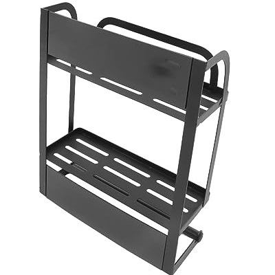 Customized Metal Rack 2 Tier Metal Dish Rack Floor Display Rack from Indian Exporter for Potato Chips Grocery Mart Snacks Stand