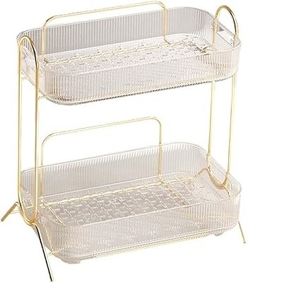 Multi Tier Customized Metal Grocery Mart Snacks Stand Metal Iron Handmade Dishes Drying Rack for Kitchen