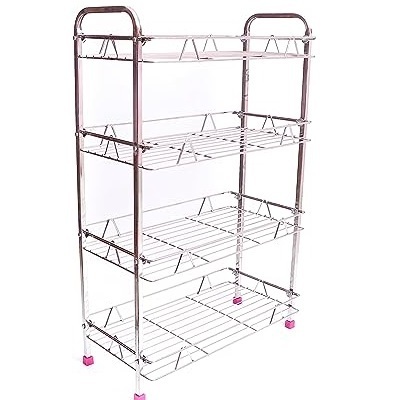 Multi Tier Customized Metal Grocery Mart Snacks Stand Metal Iron Handmade Dishes Drying Rack for Kitchen