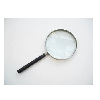 White Enamel Finished Eco Friendly HD Convenient Magnifying Glass Magnifier Lens For Reading And Searching Supplier by India