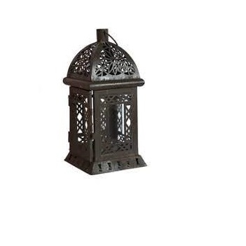 Black Finished Metal Lantern Custom Design Candle Light Holder Lamp Moroccan Design Candle Lantern At Low Price