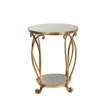 High Selling Couch Metal Side Table Gold Finished Modern Sofa End Table Living Room Furniture Coffee Designer Table