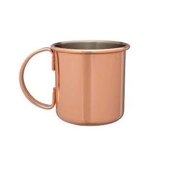 Hammered Coffee Mug With LID Logo Printed Copper Mug Great Travelling Glossy Finished Copper Tea Mug