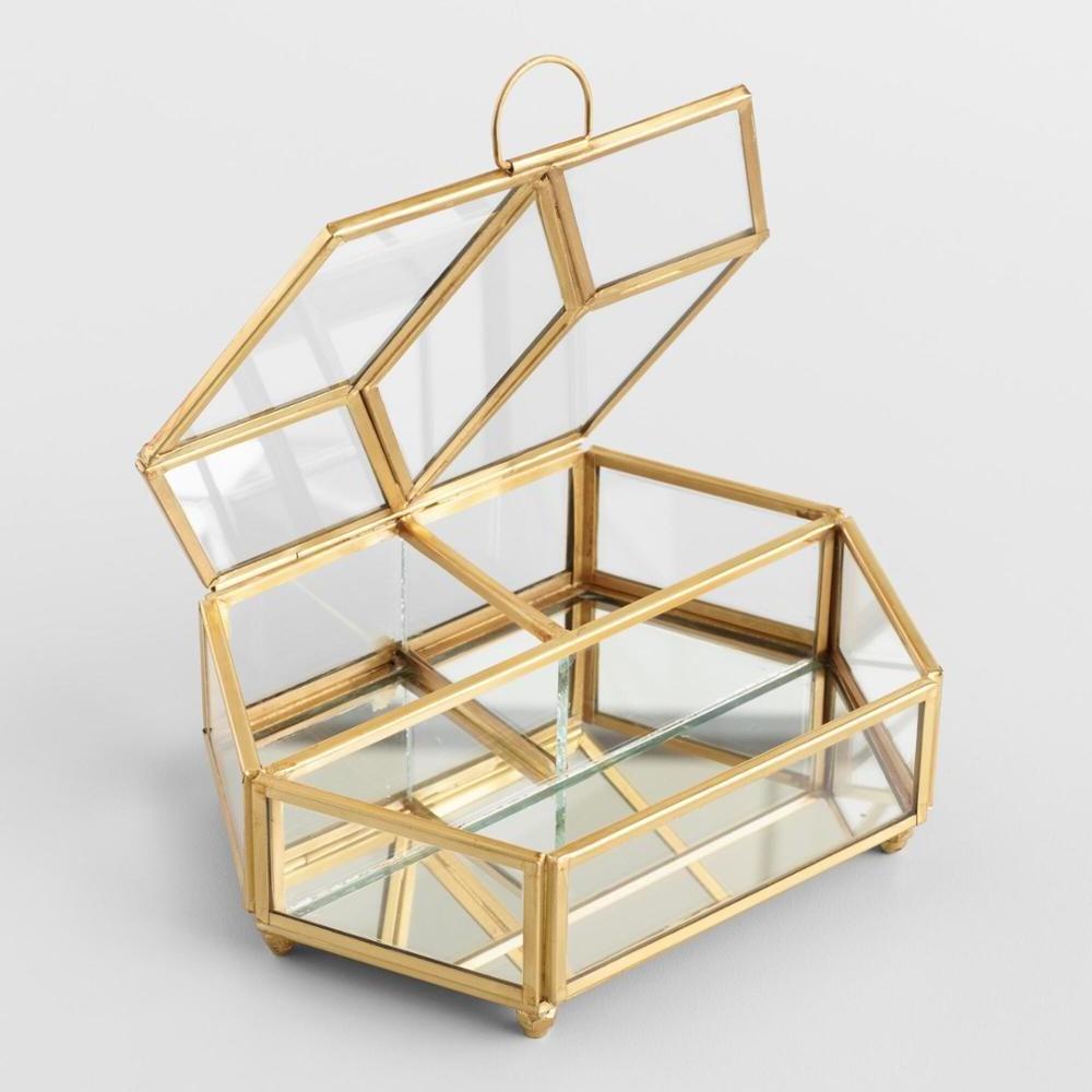 Glass Jewelry Box