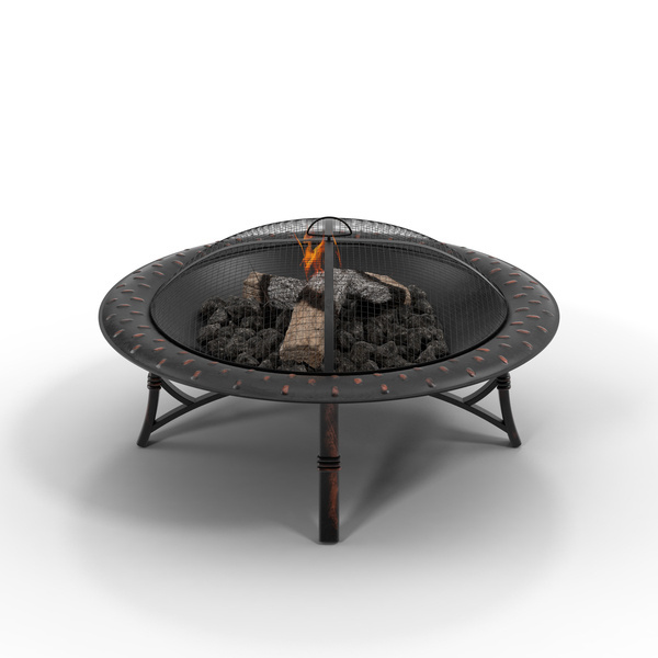 Latest Design Metal Fire Pit BBQ Grill Outdoor Wood Burning Steel Log Firepit for Camping Grilling Smores Yard Cooking Outside