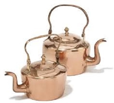 Plain Copper Metal Tea and Coffee Kettle Multi Storing Usage Good Quality Kettle Manufacture and Supplier by India