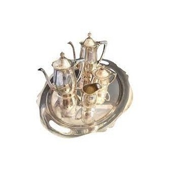 Gold Finished Factory Shiny Metal Coffee Kettles With Gold Plated Finishing Design Tea Kettles Made by India