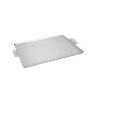 Latest Style Shiny Polished Tabletop Decorative Stainless Steel Rectangular Shape Metal Serving Tray