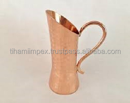 Large storing Tea and Coffee Supplies Designer Metal Jug Copper Water Jug at Affordable Price