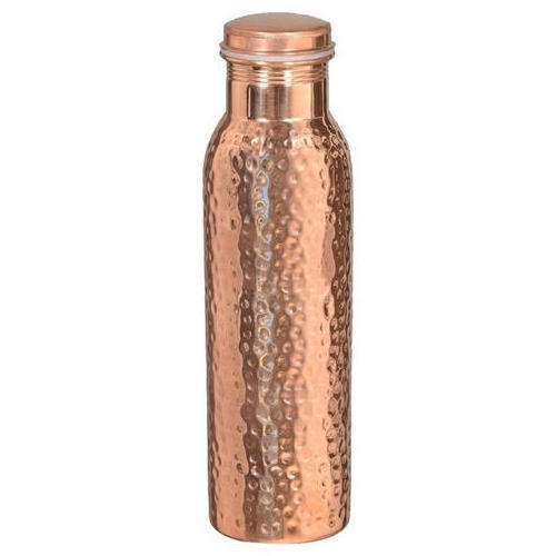 Pure Copper Water Bottle Handmade Decorative Multifunction Copper Water Bottle for Gym Yoga Workout