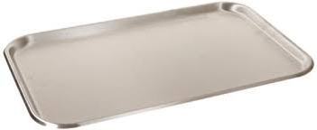 Stainless Steel Tray Tabletop Decorative Silver Metal Rectangular Shape Metal Serving Tray Serving Drinks and Snacks