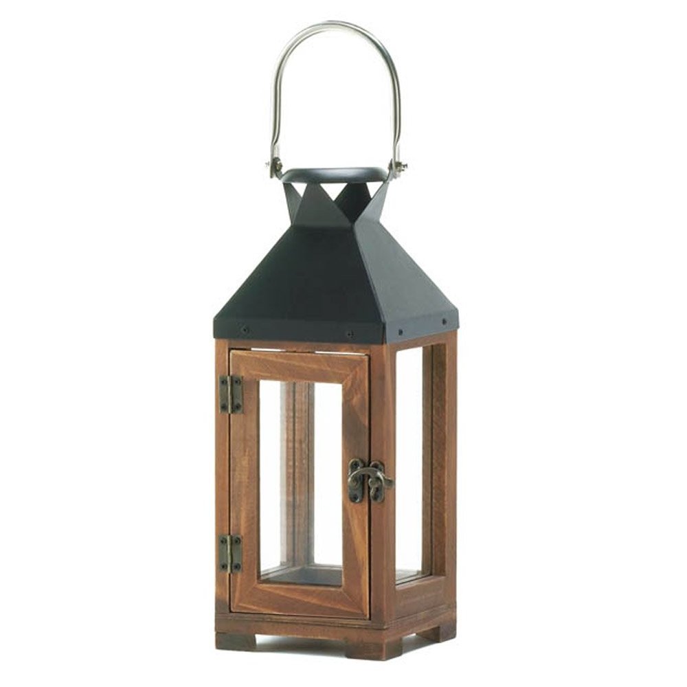 New Design Black Metal Candle Lantern with Metal Handle for Lightning Home Exterior and Interior Decoration