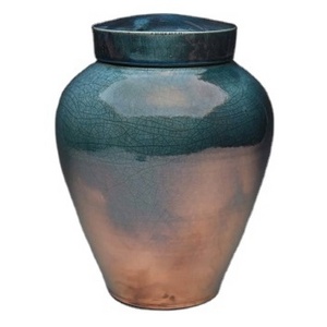 Aluminum Adult Cremation Urn With Various Prints Metal Funeral Suppliers Human Ashes Cremation Urns Pet Memorial Urn