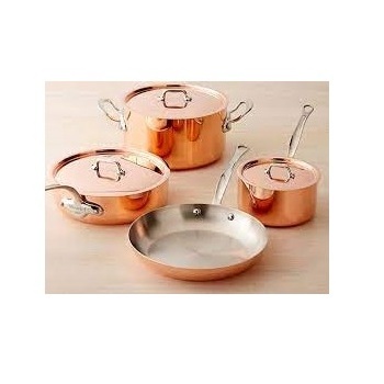 2023 Trending Cookware Soup Milk Steak Frying Pots Copper Cooking Pot and Pan Cookware Sets Non Stick