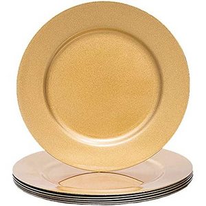 Best Quality Multi-purpose Gold Plated Metal Charger Plate For Hotel Tabletop Decorative Dinner Serving Charger Plate