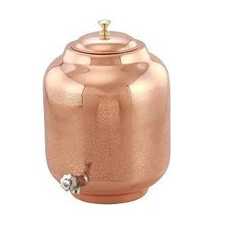 Hot Sale Free Standing Water Storage Household Container Traditional Pure Copper Hammered Cold Water Dispenser