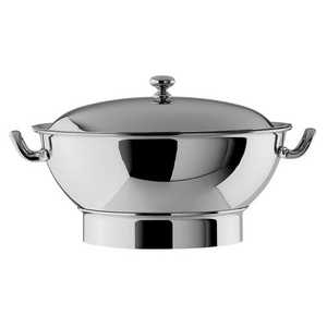 Best Selling Stainless Steel Tureen Shiny Polished Metal Food Warmer Tureen for Euro Soup Catering Services