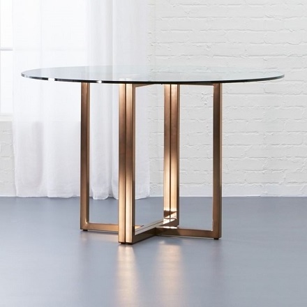 Brass Bistro Table Shiny Polished Designer Customized Size and Shape Metal coffee and Tea Table for Home and Garden Usage