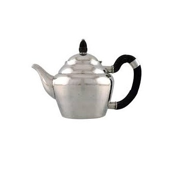 Handmade Metal Tea Set Luxury Hotel Restaurant Catering Serving Morning Tea Arabic Tea Pot Kettle Set