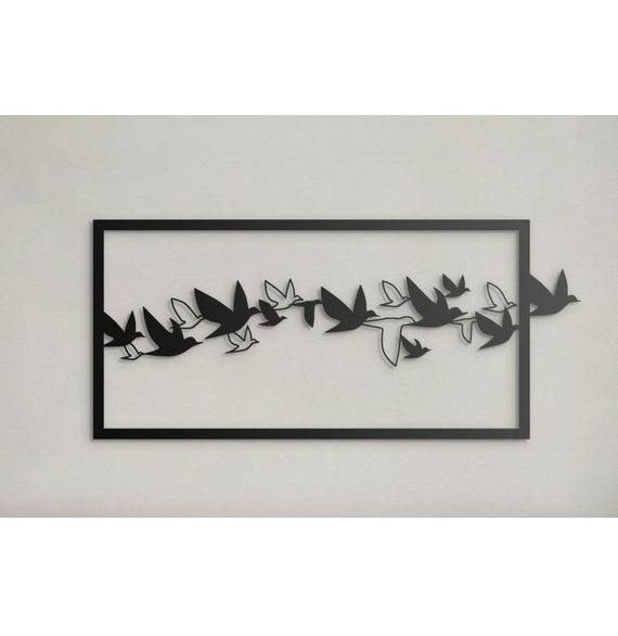 Gold Plated Metal Leaf Design Wall Decor