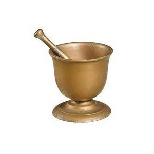 Brass Metal Mortar and Pestle Spice Grinder Herb Bowl Handmade Pill Crusher Pesto Powder Mortar Pestle At Low Price