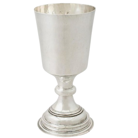 Engraved Design Chalice Indian Manufacturing Royal Religious Metal Cup with Stand Wine Metal Glass Goblet