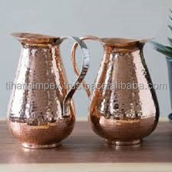 Large storing Tea and Coffee Supplies Designer Metal Jug Copper Water Jug at Affordable Price