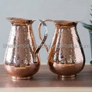 Large storing Tea and Coffee Supplies Designer Metal Jug Copper Water Jug at Affordable Price