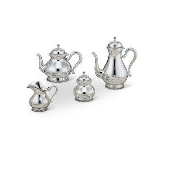 Factory Shiny Metal Coffee Kettles With Silver Plated Finishing Design Tea Kettles Best For Home And Hotel Use