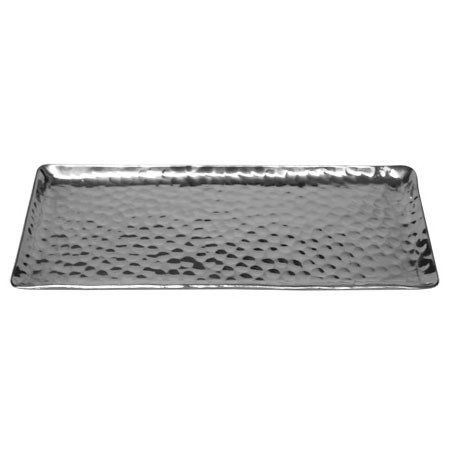 Rectangular Brass Metal Food Serving Tray Home Restaurants High Quality Decorative Tabletop Kitchen Serving Tray