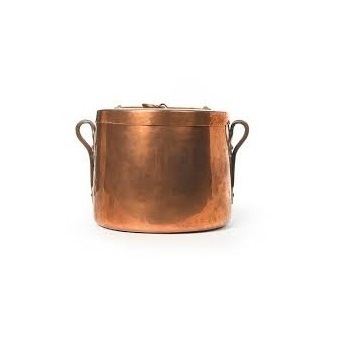 Direct Factory Supply Copper Metal Home Kitchen Cookware Soup Milk Steak Frying Pots Copper Cooking Pot Cookware Set