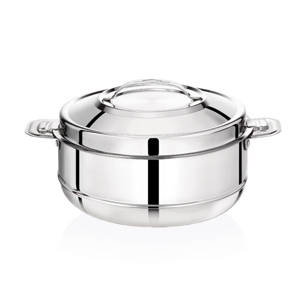 Shiny Finished Snacks and Fruit Server Bowl with Lid Used for Serving Delicious Food Salad and Dessert at Home