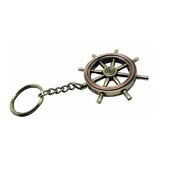 Wholesaler Handmade Decorative 3D Design Shaped Metal Brass Keychain Gold Polished Best Metal Brass Keychains