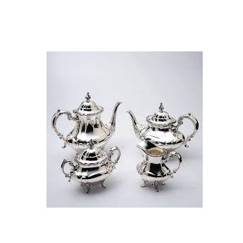 Factory Shiny Metal Coffee Kettles With Silver Plated Finishing Design Tea Kettles Best For Home And Hotel Use