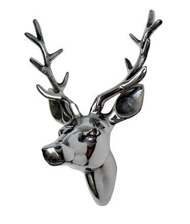 Aluminium Animal Head Designer Wall Decor Mirror for Home Interior Living Room and Wedding Decoration