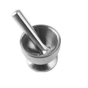 Pill Crusher Aluminium Metal Spice Grinder Mortar and Pestle Antique Herb Bowl Pesto Powder Mortar and Pestle