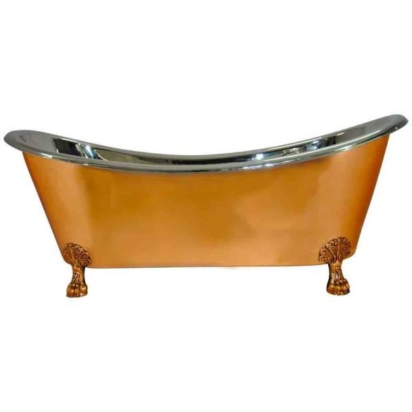 Copper Bathtub With Nickel Plating Inside