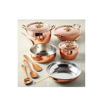 Best Seller Home Kitchen Cookware Soup Milk Steak Frying Pots Copper Cooking Pot and Pan Cookware Sets Non Stick