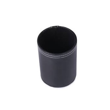 Cylindrical Shape Leather Desk Pen Pencil Holder Stand Multi Purpose Use Pencil Cup Pot Desk Organizer Wholesaler