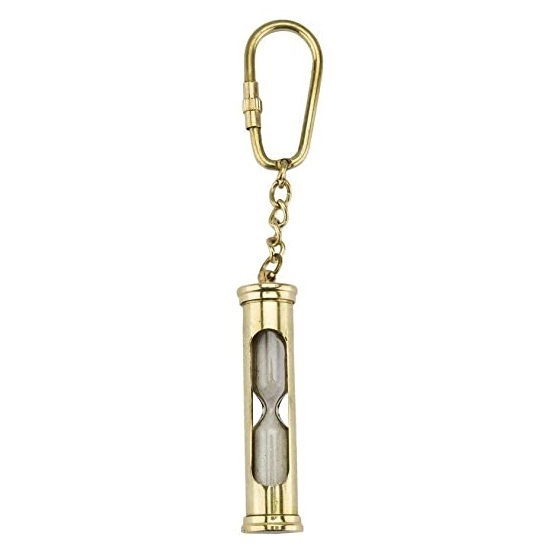 Wholesaler Handmade Decorative 3D Design Shaped Metal Brass Keychain Gold Polished Best Metal Brass Keychains