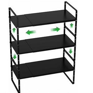 Storage Shelf Bamboo Wooden Rack Interior Decoration Shoes Display Racks Shelf Furniture for Shops