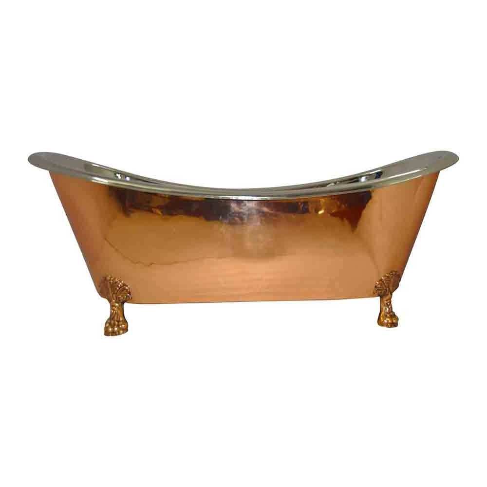 Copper Bathtub With Nickel Plating Inside