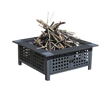 New Arrival  Wood Burning Steel Log Firepit for Camping Grilling Smores Yard Cooking Outside Decorative Metal Fire Pit BBQ Grill