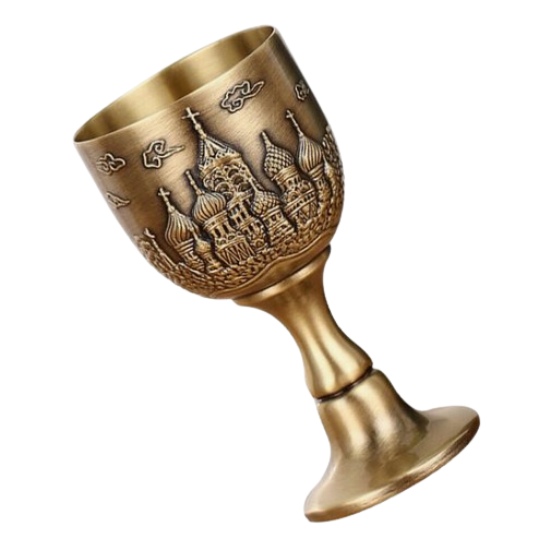 Wine Serving Goblet Metal Royal Hammered Design Wine Glass For Home Hotel And Bar Royal Champagne Goblet at Low Price