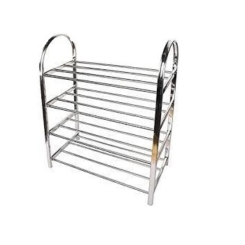 Classic Design Steel Shoe Bench Industrial Metal Multi Tier Handmade Decorative Rack Manually Manufacture In India